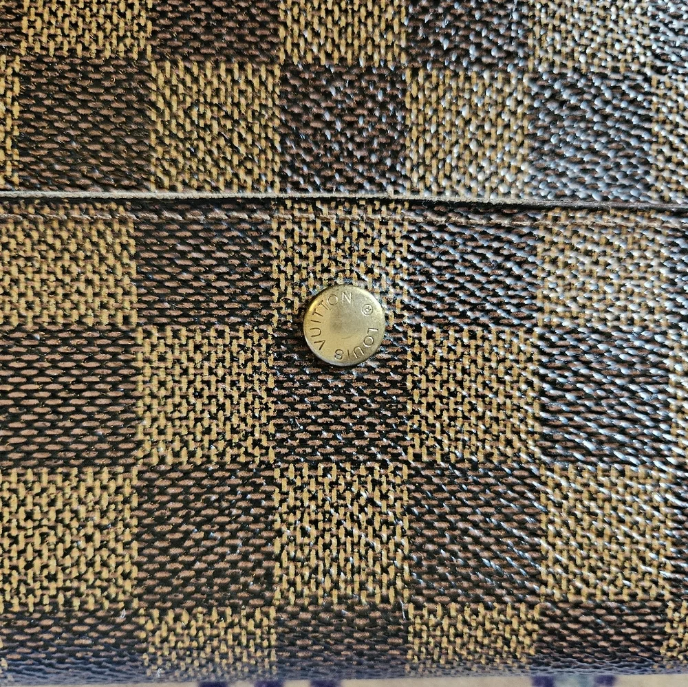 Louis Vuitton Damier Ebene Porte Tresor International Wallet France 1998
